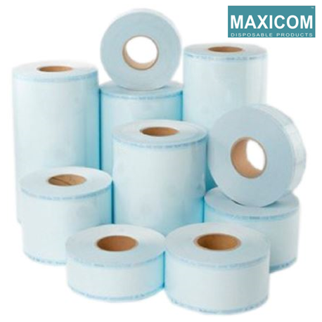 Maxicom Flat Sterilization Reels, Heat Seal, 150mm, 200 Meter, Each
